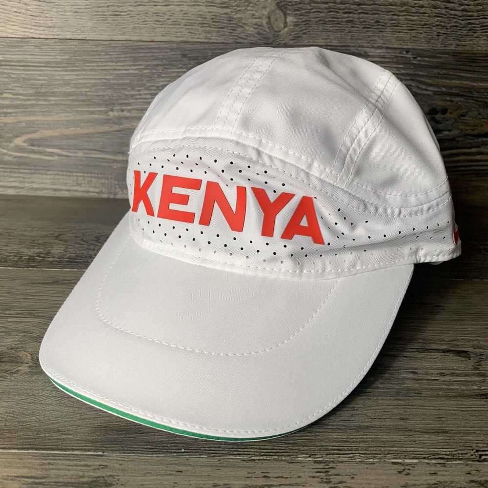 Nike Kenya Elite Aerobill Tailwind Running Track Hat Cap White CT0787-100
